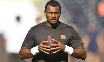  ?? ?? Deshaun Watson served an 11-game suspension issued by the NFL. Photograph: David Richard/AP