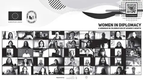  ?? EU IN THE PHILIPPINE­S ?? ‘WOMEN power’ in full display at the webinar