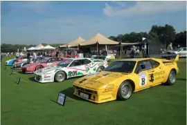  ??  ?? BMW M1 racers marked the model’s 40th, including Stuck, Winkelhock and Piquet cars