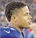  ??  ?? Sterling Shepard