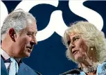  ?? GETTY IMAGES ?? Prince Charles and Camilla, Duchess of Cornwall, on stage at the opening ceremony of the 2018 Games.
