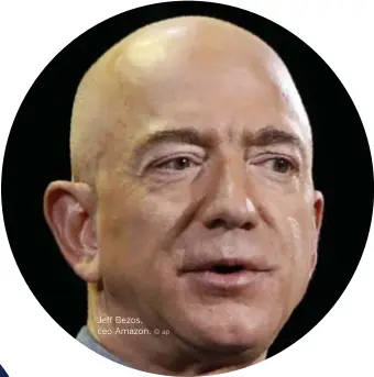  ??  ?? Jeff Bezos, ceo Amazon.