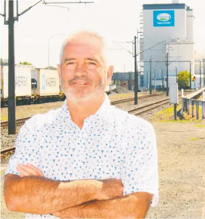  ?? Photo / Dean Taylor ?? Interim Te Awamutu Chamber of Commerce chief executive Shane Walsh began his successful corporate career at Te Awamutu’s dairy factory.