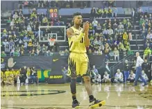  ?? OREGON ATHLETICS PHOTO ?? Tennessee redshirt junior guard Victor Bailey Jr., who began his career at Oregon, is no stranger to facing Oregon State, the NCAA tournament opening-round foe for the Volunteers.