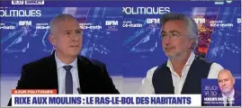  ?? (Capture d’écran N.M.) ?? Hugues Moutouh a répondu aux questions de BFM Nice Côte d’azur et Nicematin.