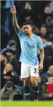  ??  ?? Gabriel Jesus has seven goals in his last three games.