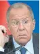  ??  ?? Lavrov: Holds talks with North Korea