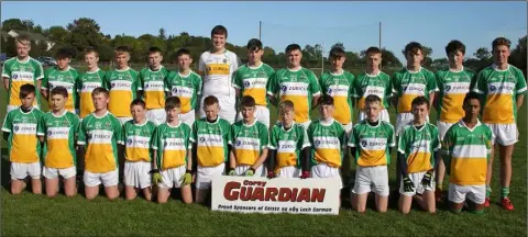  ??  ?? The defeated finalists from Duffry Rovers.