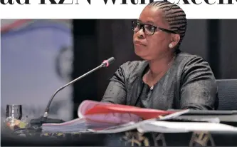  ?? | JSC ?? JUDGE Poyo-dlwati was interviewe­d by the Judicial Service Commission for the position of KZN judge president.