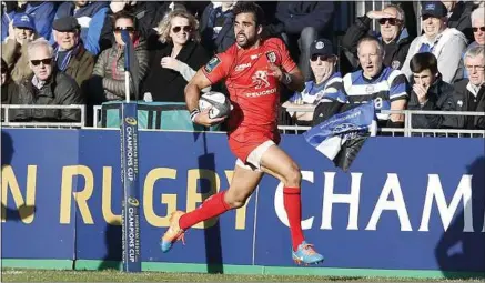  ??  ?? Bath, le Leinster et les Wasps… Yoann Huget et le Stade Toulousain sont gâtés pour leur retour en Champions Cup.