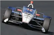  ?? Darron Cummings / Associated Press ?? Will Power has tested Aeroscreen, but Saturday will mark the safety innovation’s first time in a race.