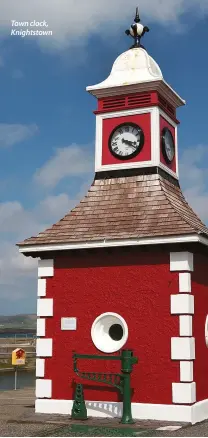  ??  ?? Town clock, Knightstow­n