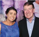  ??  ?? Aileen Healy and Ian Doyle pictured at the Milford Oskars Night.