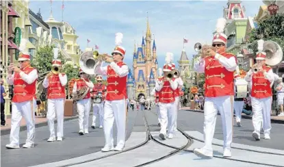  ?? JOE BURBANK/ORLANDO SENTINEL ?? Disney Co. announced Tuesday it is laying off 28,000 employees in the U.S. because of the downturn in visitors to their parks and resorts.