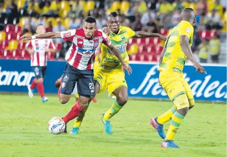  ?? LILIANA RINCÓN BARAJAS ?? El último partido de estos dos equipos en el estadio Alfonso López fue el 30 de octubre de 2017, con victoria de 3-1 para los visitantes.