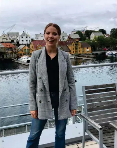  ?? ELISABETH BIE ?? Alexandra Gjerpen har farget håret mørkere for en ny og foreløpig hemmelig tv-rolle.