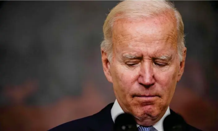  ?? Photograph: Mandel Ngan/AFP/Getty Images ?? Democrats appear to have largely accepted that Joe Biden will be their standard-bearer in 2024.