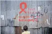  ?? ?? THE Treatment Action Campaign said more than 60 000 young people were getting exposed to HIV/AIDS annually in South Africa. | DAI KUROKAWA EPA