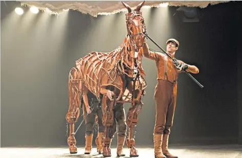  ??  ?? Dim future: new regulation­s will make shows like War Horse impossible to stage