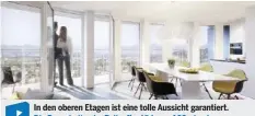  ??  ?? In den oberen Etagen ist eine tolle Aussicht garantiert. Die Bauarbeite­n im Zeitraffer-Video auf 20min.ch