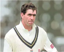  ?? /Reuters ?? Dark side: Hansie Cronjé was a superb all-rounder and a leader admired by his teammates, but fell to temptation.