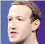  ??  ?? Mark Zuckerberg