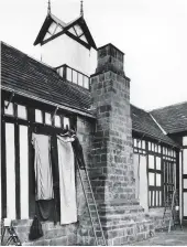  ??  ?? By nailing sheets over the windows of Rufford Hall, Cheshire, the photograph­er Arthur Henderson diffused the fall of natural light to create the perfect internal shot