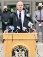  ?? SCREENSHOT PHOTO ?? Albany Police Chief Eric Hawkins provides a brief on preparedne­ss efforts ahead of next week’s Presidenti­al Inaugurati­on.