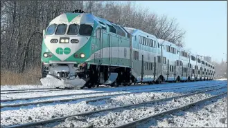  ?? DAVE ABEL/ POSTMEDIA NETWORK ?? Columnist Doug Herod questions the math used to calculate travel times if GO train service were to be extended to Niagara.