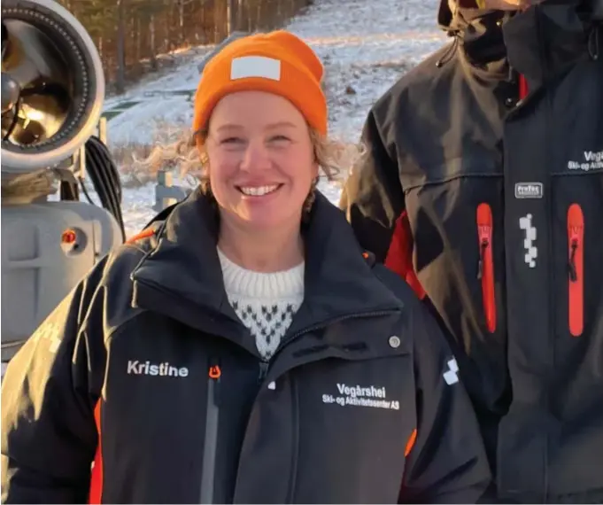  ?? FOTO: JOHS. BJØRKELI ?? GLAD: Daglig leder ved Vegårshei Ski- og Aktivitets­senter, Kristine Simonstad er fornøyd med 400.000 kroner fra fylkesutva­lget.