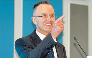  ?? /Freddy Mavunda ?? Economic strain: FirstRand CEO Alan Pullinger presents the group’s annual financial results on Tuesday. The group says it does not expect real full-year growth as the coronaviru­s outbreak increases pressure on the South African economy.