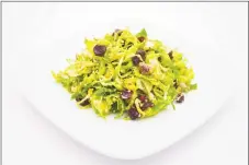  ??  ?? Brussels sprout salad