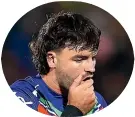  ?? ?? Wayde Egan initially thought his jaw was broken after a hit from Nelson Asofa-Solomona.