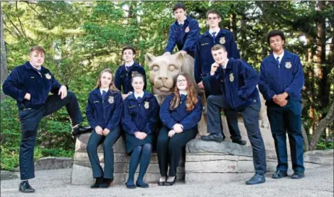  ?? SUBMITTED PHOTO ?? Recently the Kutztown FFA took a trip to Penn State University, to participat­e in the 90th FFA Summer Convention and to compete in various Career Developmen­t Events.