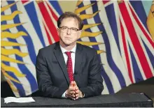  ?? CHAD HIPOLITO, THE CANADIAN PRESS ?? B.C. Health Minister Adrian Dix: “The terrible loss suffered by thousands of Japanese Canadians in the 1940s is still impacting the community today, with many experienci­ng lasting health issues and trauma.”