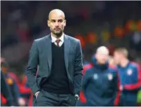  ?? File ?? Manchester City coach Pep Guardiola will not tolerate any let-up in his quest to add more silverware to the club’s trophy cabinet.