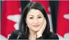  ??  ?? Minister of Democratic Institutio­ns Maryam Monsef