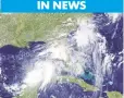  ?? AFP/ GETTY IMAGES ?? Tropical Storm Hermine churns in the Gulf of Mexico.