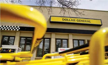  ?? Photograph: Erin Scott/Reuters ?? A view of a Dollar General store in Mount Rainier, Maryland. Currently, none of the thousands of Dollar General retail stores are unionized.