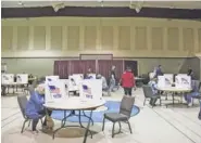  ?? STAFF PHOTO BY TROY STOLT ?? Hamilton County residents vote in the 2020 election at the Concord Baptist Church polling location Nov. 3 in Chattanoog­a.