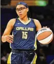  ?? TONY GUTIERREZ/AP ?? Shooting guard Allisha Gray was acquired this year in a trade with the Dallas Wings, in exchange for the 2023 No. 3 pick and a 2025 first-round pick.