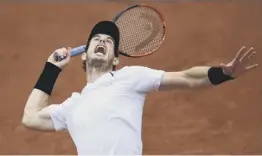  ??  ?? 2 Andy Murray looked more like his old self in his third-round win over Juan Martin del Potro on Saturday.