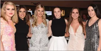  ?? Photo by Michelle Cooper Galvin ?? Laura O’Sullivan, Kelly O’Neill, Tara Casey, Jessica Galvin, Karena O’Leary and Fiona Galvin at the Dr Crokes GAA dinner.