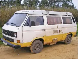  ??  ?? Wheeler dealer: Brueckner’s campervan and his Jaguar, which was registered to another driver the day after Maddie vanished