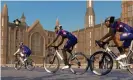  ??  ?? How an ecycling race will look when British Cycling launches its championsh­ips in 2019. Photograph: British Cycling