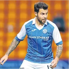  ??  ?? Richard Foster is back in the St Johnstone squad.