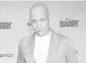  ?? DAVID LIVINGSTON/GETTY ?? Anthony Carrigan attends the season three premiere of “Barry” on April 18 in California.