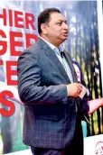  ??  ?? AIA CEO Pankaj Banerjee