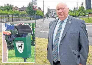  ?? Pictures: GAVIN TRAFFORD ?? ‘Appalled’ Liverpool mayor Joe Anderson and, inset, a responsibl­e dog owner