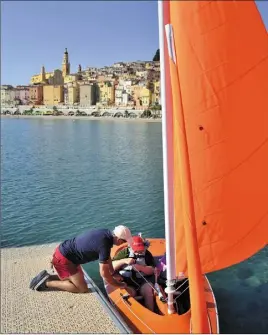  ?? (DR) ?? Le club nautique de Menton a testé ses nouveaux bateaux, avec bonheur, il y a quelques mois sur le plan d’eau.